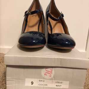 Leslie Women's High Heel Mary Janes.